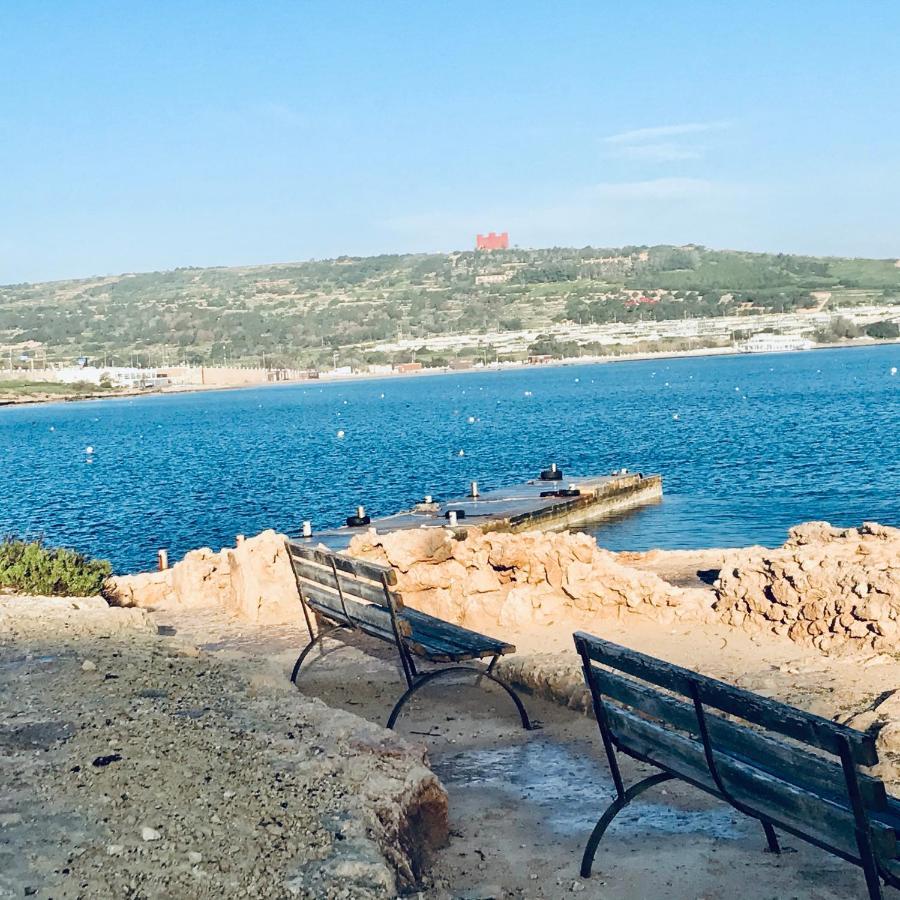 Modern Apartment With Sea View Mellieha Bagian luar foto